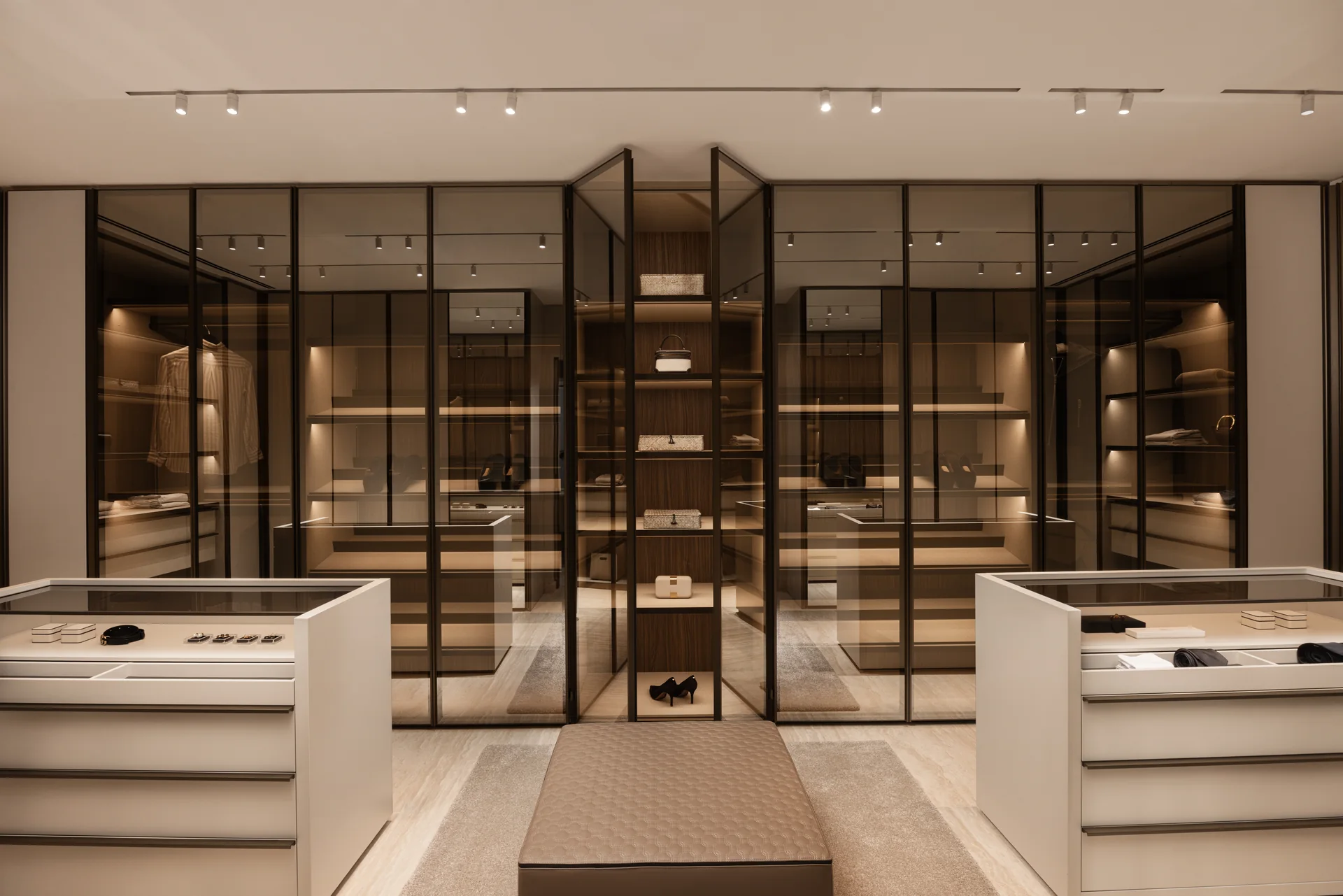 The Reserve walk-in closet